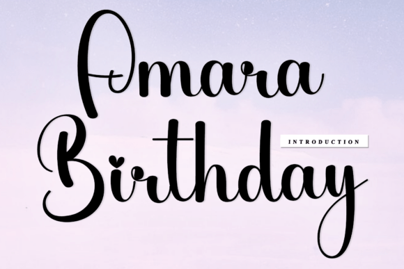 Amara Birthday: A Sophisticated Script for Artisanal Branding
