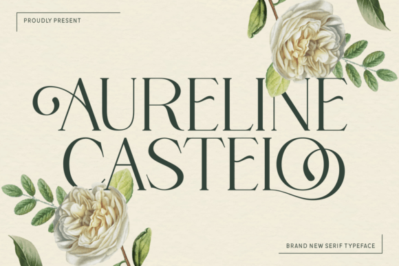 Aureline Castelo: An Elegant Serif Typeface for Timeless Designs