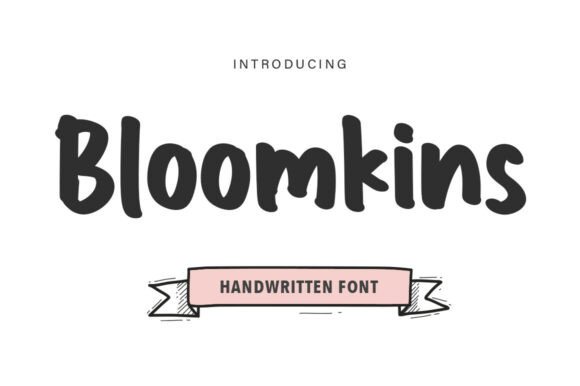 Bloomkins: A Hand-Drawn Typeface for Modern Branding