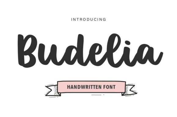 Budelia: A Handwritten Script Font for Gentle Wonder