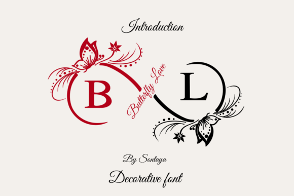 Butterfly Love: A Decorative Font for Creative Projects