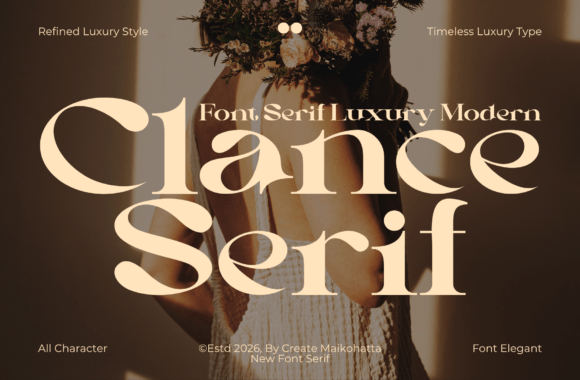 Clance: The Modern Serif Font for Timeless Luxury