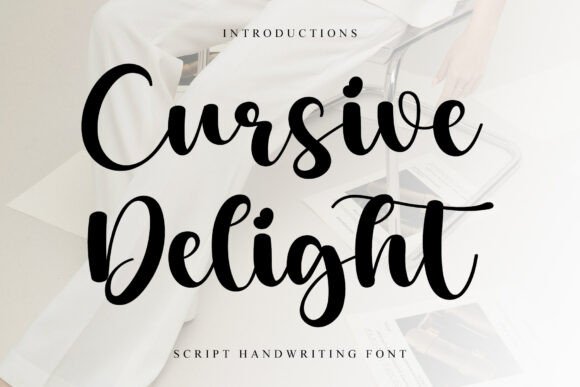 Cursive Delight: The Sweet Handwritten Font for Elegant Designs