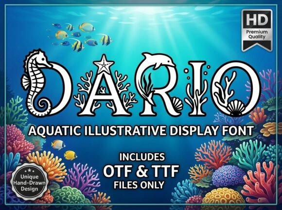 Dario: Dive Into a Sea of Imagination With This Font