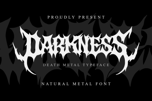 Darkness: An Extreme Metal Typeface for Authentic Branding