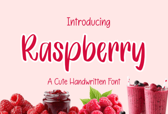 Discover Raspberry: A Sweet Handwritten Font for Creative Projects
