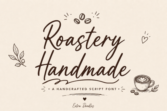 Discover the Artisan Charm of Roastery Handmade Font