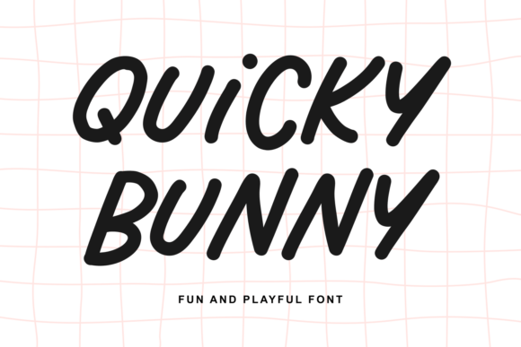 Discover the Playful Energy of Quicky Bunny Font Duo