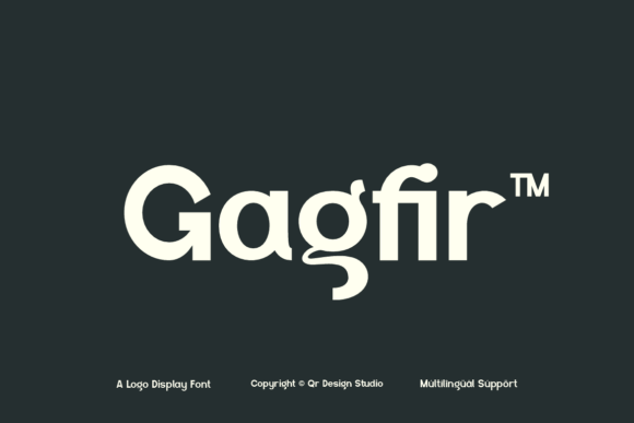 Gagfir: A Bold Typeface for Modern Branding