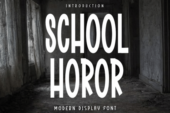 School Horor: A Sophisticated Script Font for Autumn