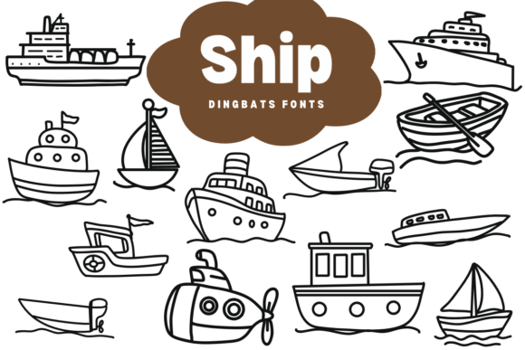 Ship: The Sketch-Style Dingbats Font for Creative Projects