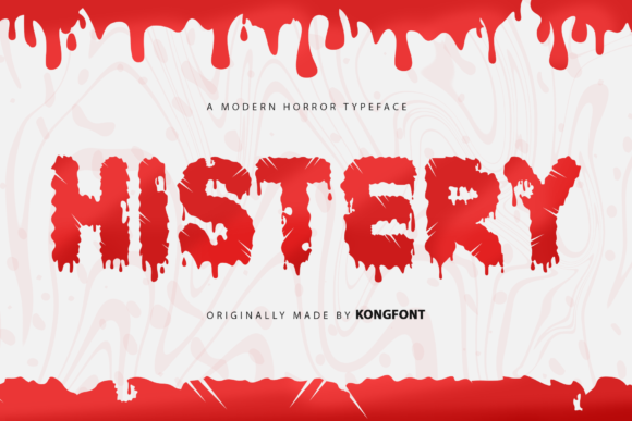 Unleash Creative Darkness with the Histery Font