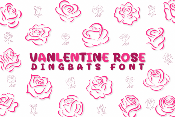 Valentine Rose: A Dingbat Font for Elegant Design